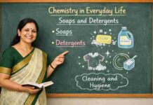 Chemistry in Everyday Life: Soaps and Detergents (दैनिक जीवन में रसायन विज्ञान – साबुन और डिटर्जेंट) Chemistry in Everyday Life: Soaps and Detergents