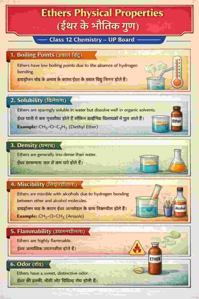 Ethers Physical Properties